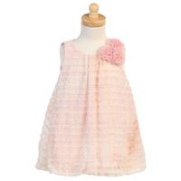Peach Tie Die Ruffled Tulle Baby Doll Dress Style: LM630 - Charming Wedding Party Dresses|Unique Wed
