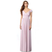 After Six 6697 Cap Sleeve Jersey Bridesmaid Gown - Brand Prom Dresses|Beaded Evening Dresses|Charmin