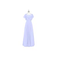 Lavender Azazie Lily - Floor Length Chiffon Illusion Back Zip Dress - Cheap Gorgeous Bridesmaids Sto
