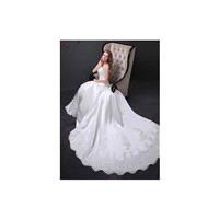 Amazing Satin & Tulle Sweetheart Neckline A-line Wedding Dress - overpinks.com