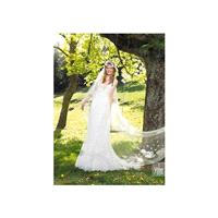 Vestido de novia de YolanCris Modelo Liticia - 2015 Recta Pico Vestido - Tienda nupcial con estilo d
