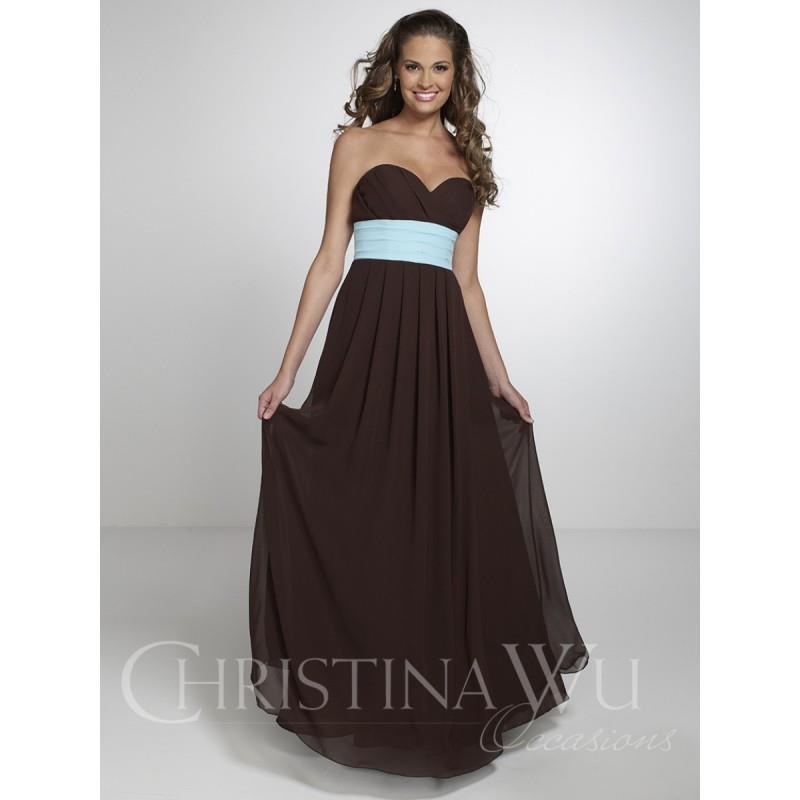 My Stuff, Christina Wu Occasions 22554 Strapless Sweetheart Neckline and Empire Waist Bridesmaid Dre