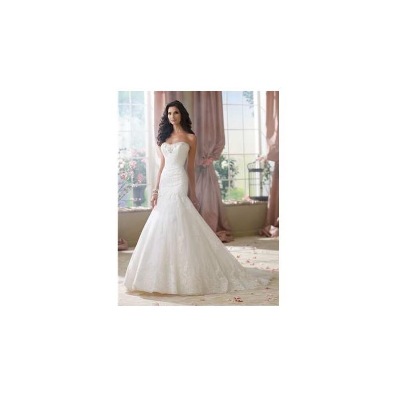 My Stuff, David Tutera for Mon Cheri Wedding Dress Style No. 214210 - Brand Wedding Dresses|Beaded E