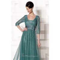 Embellished V neckline Gown by Cameron Blake 213644 - Bonny Evening Dresses Online