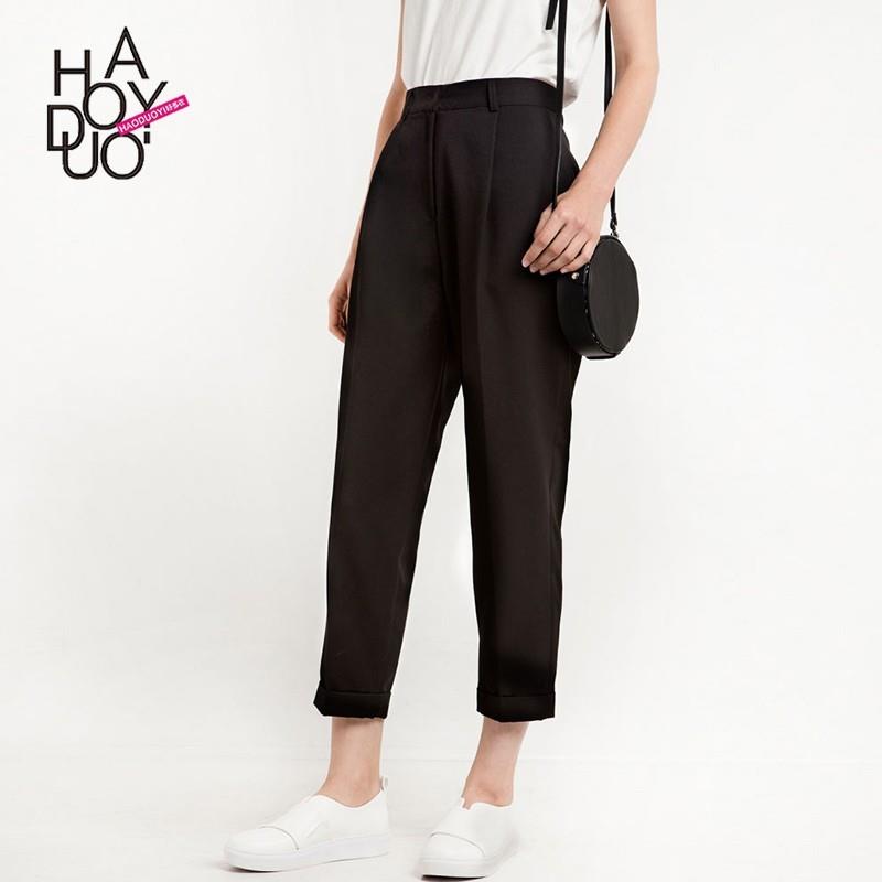 My Stuff, Must-have Casual Vogue High Waisted One Color Casual Trouser - Bonny YZOZO Boutique Store
