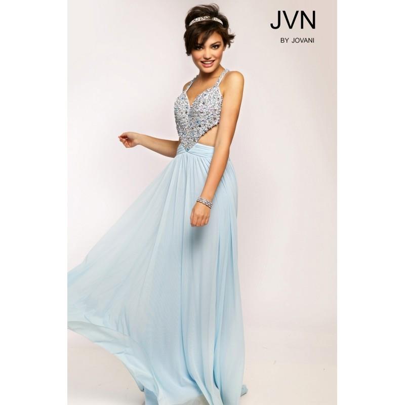 My Stuff, Jovani JVN22480 Sweetheart Neckline Side Cutouts Exposed Back - Prom A Line JVN by Jovani