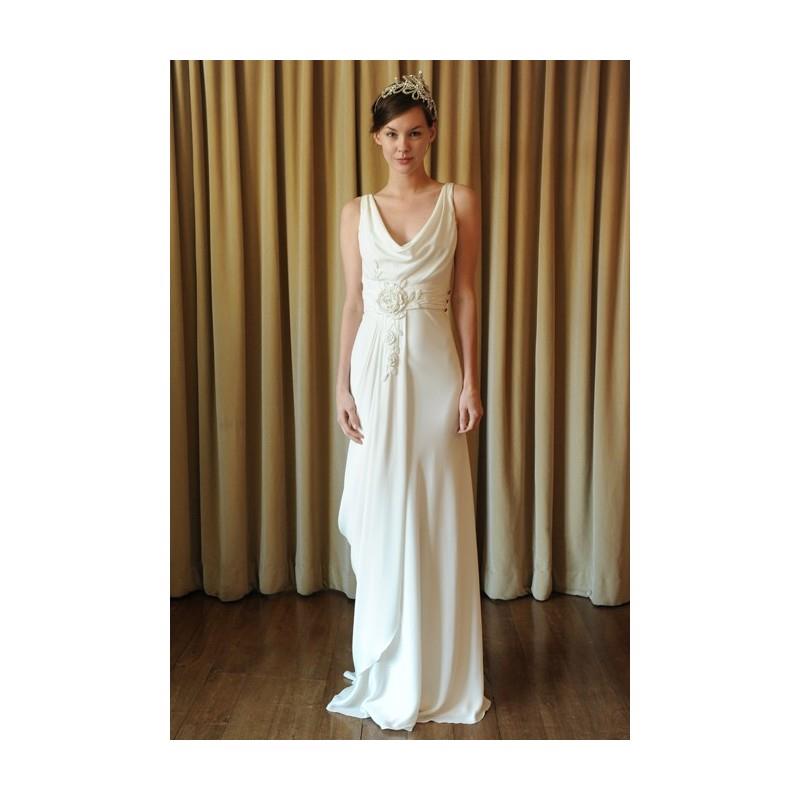 My Stuff, Temperley London - Spring 2013 - Chloe Sleeveless Silk A-Line Wedding Dress with Floral De