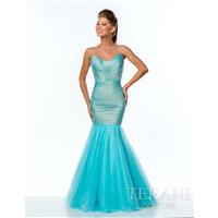 Aqua/Nude Terani Prom 151P0106 - Brand Wedding Store Online