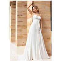 Demetrios DR186 - A-Line Strapless Floor Chiffon - Formal Bridesmaid Dresses 2017|Pretty Custom-made