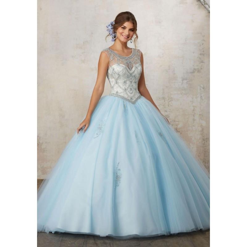 My Stuff, Vizcaya 89129 Jeweled Sheer Quinceanera Dress - Brand Prom Dresses|Beaded Evening Dresses|