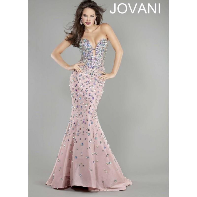 My Stuff, Jovani 944 Jeweled Mermaid Dress - 2017 Spring Trends Dresses|Beaded Evening Dresses|Prom
