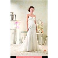 Alfred Angelo - 8528 Modern Vintage 2014 Floor Length Other Straight Sleeveless Short - Formal Bride