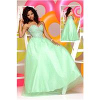 Sparkle Prom by Da Vinci 71563 Mint,Lilac Dress - The Unique Prom Store