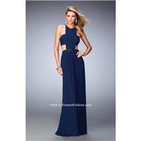 Navy La Femme 22292 - Cut-outs Dress - Customize Your Prom Dress
