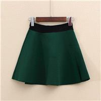 Must-have A-line High Waisted One Color Fine Lady Skirt - Lafannie Fashion Shop