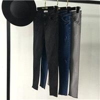 Slimming Cat Black Fall Flexible Jeans Skinny Jean Long Trouser - Discount Fashion in beenono
