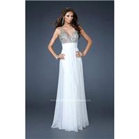 Aquamarine La Femme 18669 - Chiffon Crystals Dress - Customize Your Prom Dress