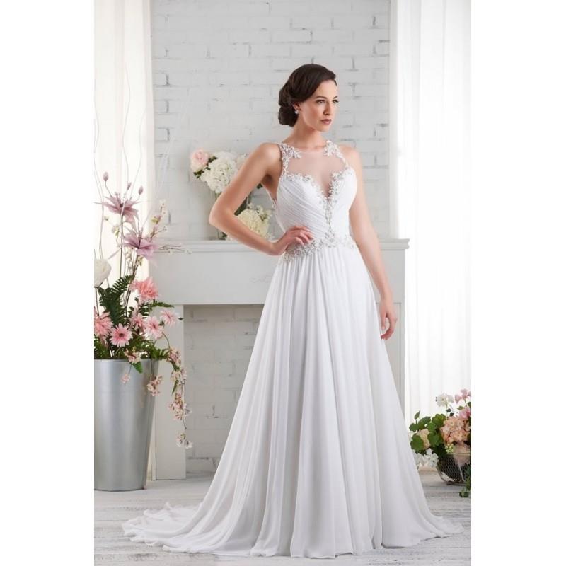 My Stuff, Style 532 by Bonny Bridal - Floor length Cathedral Illusion Chiffon A-line Dress - 2018 Un