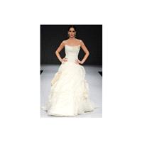 Anne Barge FW12 Dress 1 - Fall 2012 Strapless Ball Gown Ivory The Anne Barge Collections Full Length