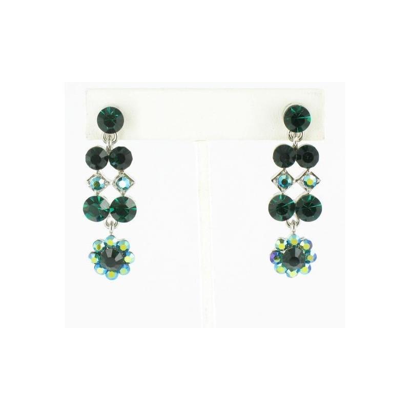 My Stuff, Helens Heart Earrings JE-X580-S-Emerald Helen's Heart Earrings - Rich Your Wedding Day