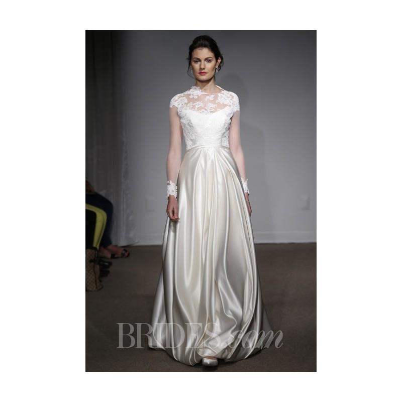 My Stuff, Anna Maier ~ Ulla Maija - Spring 2014 - A-Line Wedding Dress with Lace Bodice and Illusion