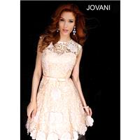 Jovani 88031 Stunning Lace Dress - 2018 Spring Trends Dresses|Beaded Evening Dresses|Prom Dresses on