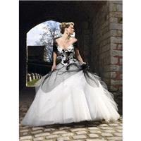Eli Shay, Duchesse écrue et noir - Superbes robes de mariée pas cher | Robes En solde | Divers Robes
