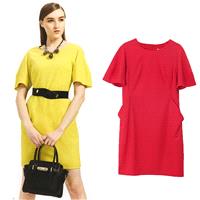 Attractive Slimming One Color Summer Dress - Lafannie Fashion Shop