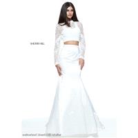 Ivory Sherri Hill 51107 - Brand Wedding Store Online