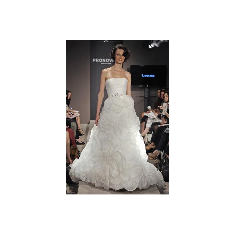 My Stuff, Pronovias SP14 Dress 24 - Pronovias Spring 2014 Strapless White Full Length Ball Gown - Ro
