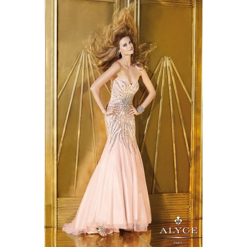 My Stuff, Mint Alyce Paris 6166 - Plus Size Mermaid Sequin Dress - Customize Your Prom Dress