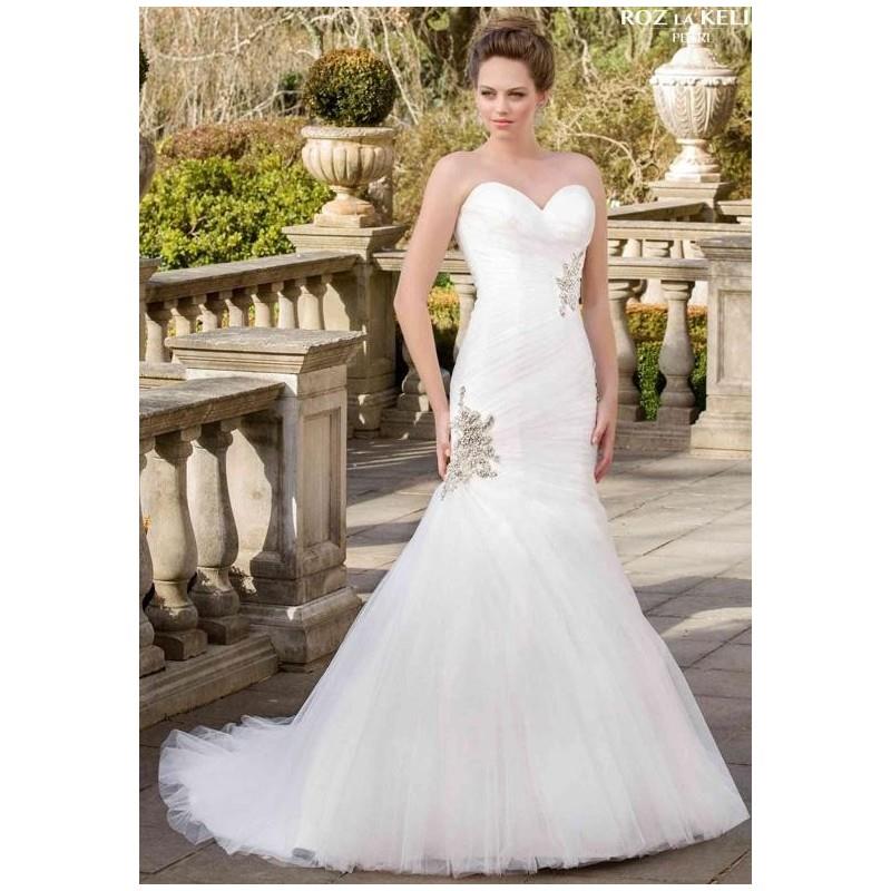 wedding, Roz la Kelin - Pearl Collection Jayne 5707T Wedding Dress - The Knot - Formal Bridesmaid Dr