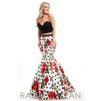 Red/White Rachel Allan Prom 7124 Rachel ALLAN Long Prom - Rich Your Wedding Day