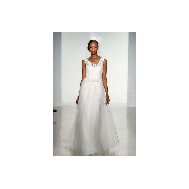 My Stuff, Christos FW14 Dress 13 - Full Length White Sleeveless A-Line Fall 2014 Christos - Rolieros