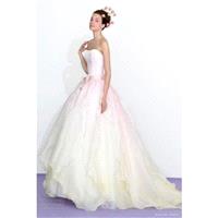 Atelier Aimée 2013 strapless ombre pink ivory wedding dress -  Designer Wedding Dresses|Compelling E