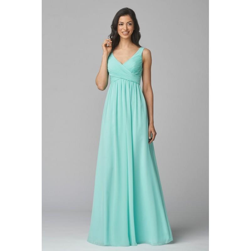 My Stuff, Wtoo by Watters 902 V-Neck Chiffon Bridesmaid Dress - Crazy Sale Bridal Dresses|Special We