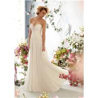 Voyage by Mori Lee 6762 Chiffon Wedding Dress - Crazy Sale Bridal Dresses|Special Wedding Dresses|Un