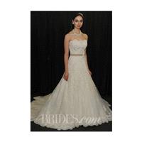 David Tutera for Mon Cheri - Spring 2014 - Charlene Strapless Lace and Tulle A-Line Wedding Dress -