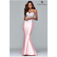 Faviana Glamour S7963 - Branded Bridal Gowns|Designer Wedding Dresses|Little Flower Dresses