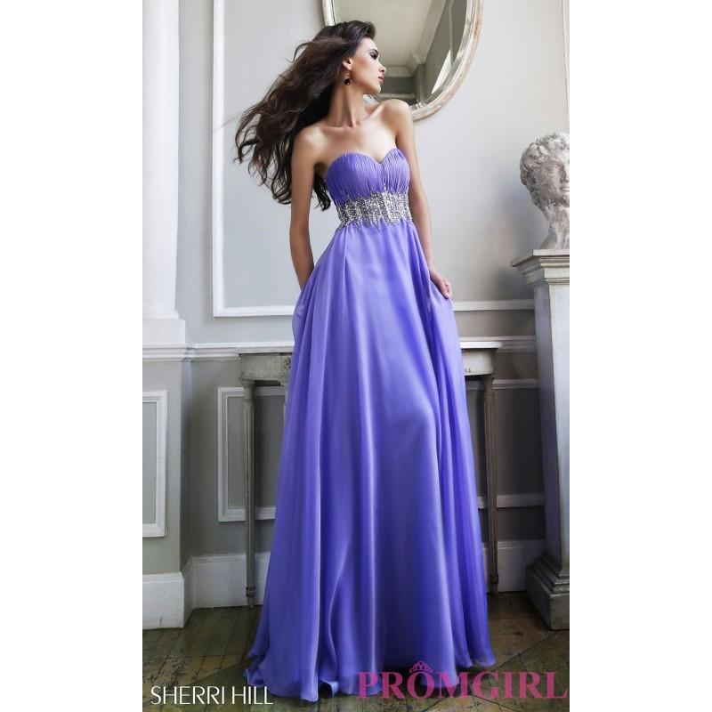 My Stuff, Long Strapless Dress by Sherri Hill - Brand Prom Dresses|Beaded Evening Dresses|Unique Dre