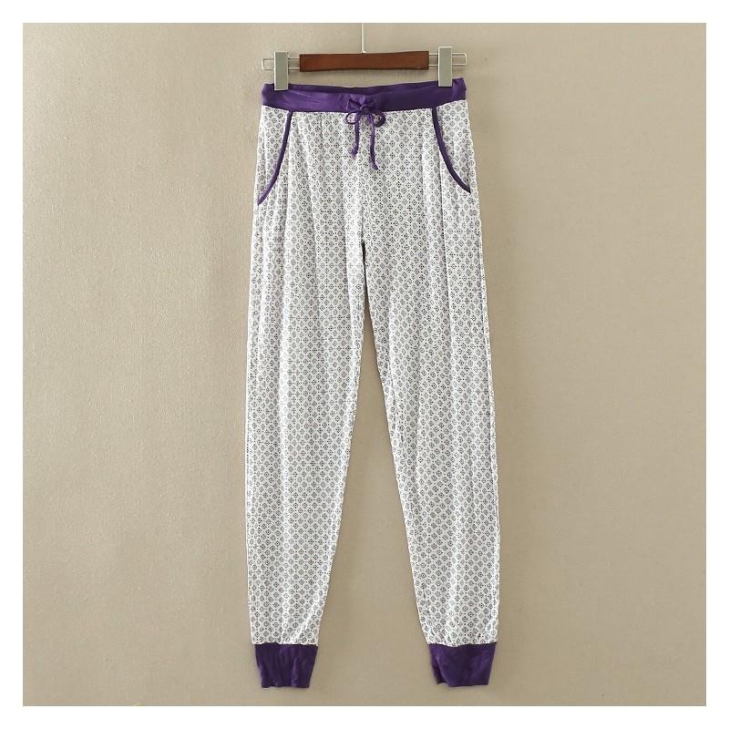 My Stuff, Oversized Ankle Banded Fall Comfortable Casual Draped Pajama Pant - Lafannie Fashion Shop
