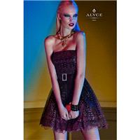 Alyce Paris 3510 Dress - A Line Alyce Paris Strapless Short and Cocktail Short Dress - 2018 New Wedd