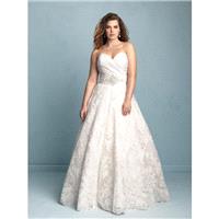 White/Silver Allure Bridal Women Size Colleciton W351 Allure Women's Bridal Collection - Rich Your W