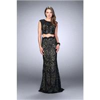 GiGi - Elaborate Scallop Lace Long Evening Gown 23766 - Designer Party Dress & Formal Gown