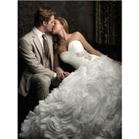 Ivory/Silver Allure Bridals 8950 Allure Bridal - Rich Your Wedding Day