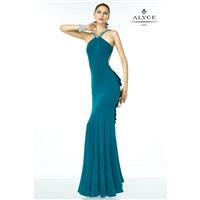 Alyce BDazzle 35817 Slim Fitting Halter Gown - Brand Prom Dresses|Beaded Evening Dresses|Charming Pa