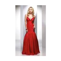 Alyce Designs Exclusive Shiny Organza Trumpet Prom Dress 704 - Brand Prom Dresses|Beaded Evening Dre