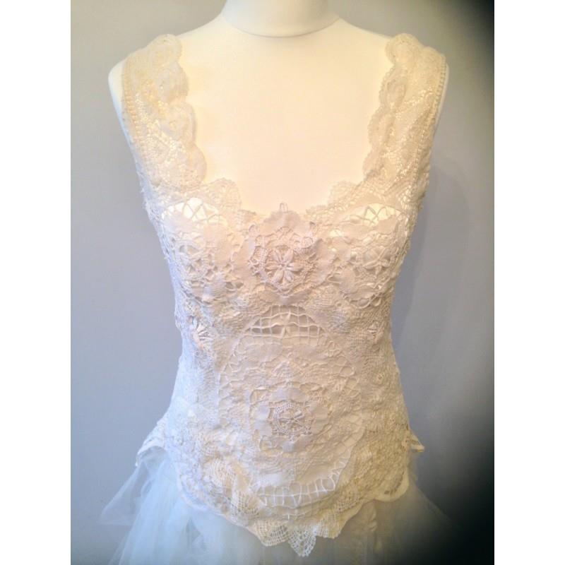 My Stuff, Boho lace wedding dress, alternative vintage lace - Hand-made Beautiful Dresses|Unique Des