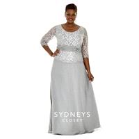 Sydneys Closet SC4020 Plus Size Mother of the Bride Gown - Brand Prom Dresses|Beaded Evening Dresses