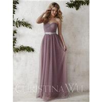 Christina Wu Occasions 22676 Long Tulle Bridesmaid Dress - Crazy Sale Bridal Dresses|Special Wedding